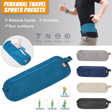 LNKOO Travel Money Belt Waist Fanny Pack – Hands-Free, Adjustable, Water-Resistant, Ultra-Light for Phone, Passport, Keys, ID & Cash