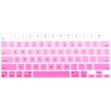 2-pak tastaturcovers til MacBook Air 13,6" og 15,3" (2022-2024, M2/M3, A2681/A2941), kompatibel med amerikansk enterlayout