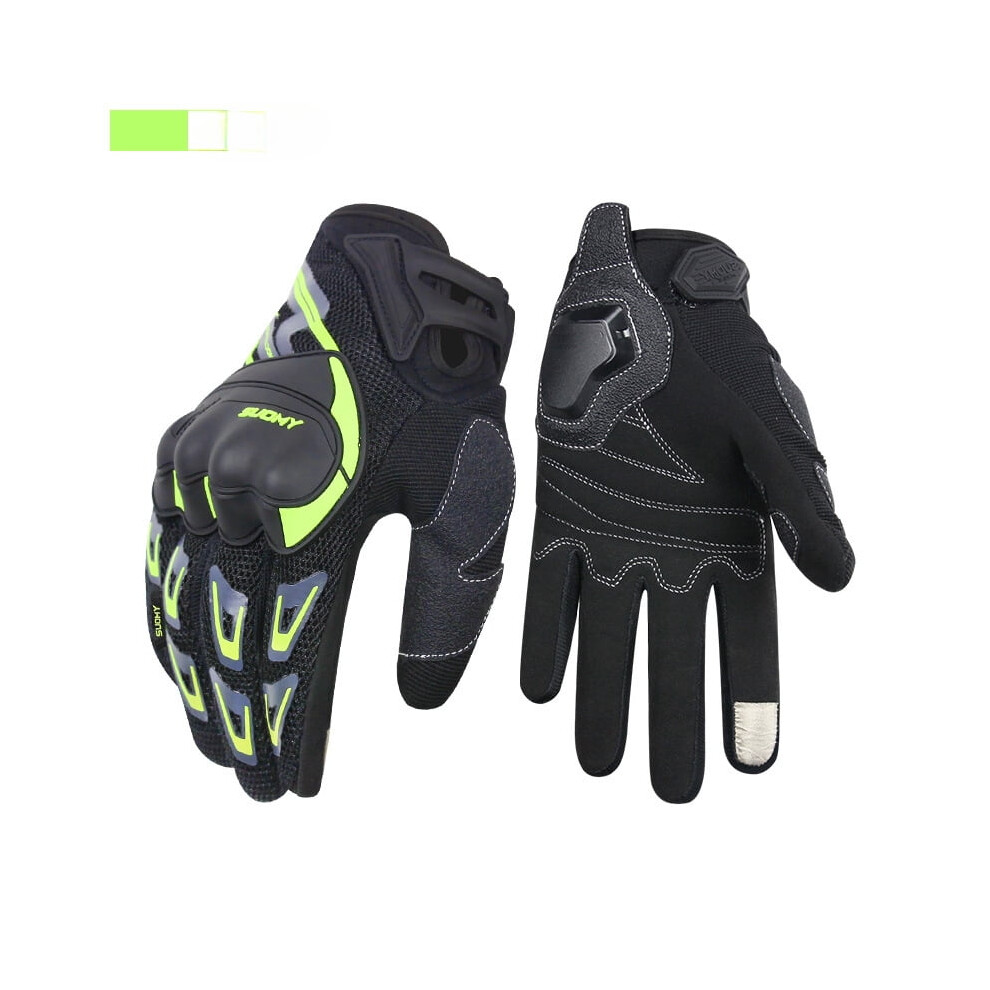 Breathable Mesh Motorcycle Gloves, Touchscreen Protective Motorbike Gloves For Men And Women Mtb Riding, Road Racing, Motocross Racing, Cycling 9479868111790