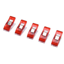 Crimson Plastic Clips 2.7x1x1.6cm for Drying & Fixing
