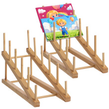 Mini Wooden Bookshelves for Kids 2 pcs