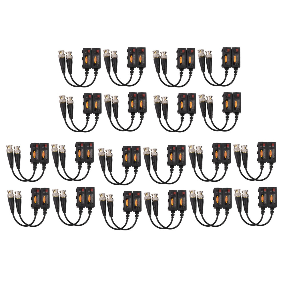 1080P Ahd/Hd-Cvi/Tvi/Cvbs Passive Hd Video Balun Transmitter 20 Pairs (Utp To 350M-600M) 4712272224683