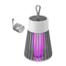 (Gray, Basic) Mosquito Killer Fly Traps Safety Household Mosquito Lamp Suitable For Mosquitoes And Flying Insects - Pjun