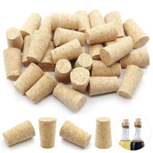 30 Pack Wood Corks Plugs Tapered Blank Wine Corks Wine Beer Stoppers Leakproof Natural Wooden Corks Replacement
