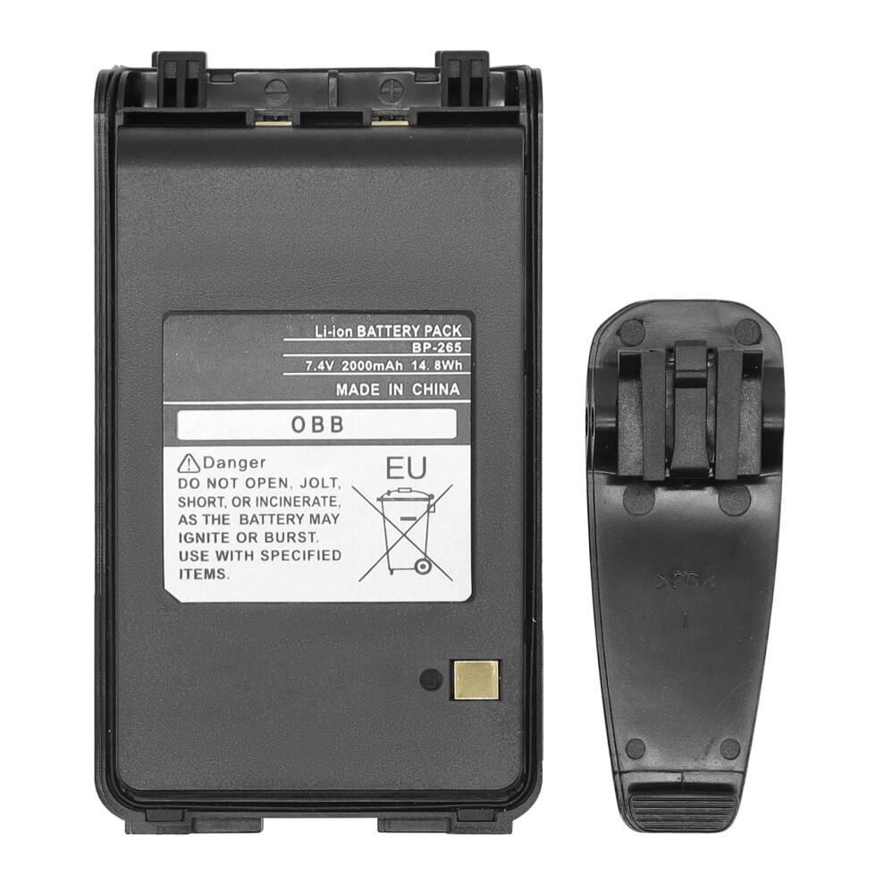 Bp265 Bp-265 2600Mah Li-Ion Battery 7.4V Compatible With Radio Ic-F4002 Ic-F3102 Ic-F3001 Ic-F4001 Ic-F3002 Ic-T70 Ic-V80e Ic-V80 Ic-F4102 Bp-264 9479868977365