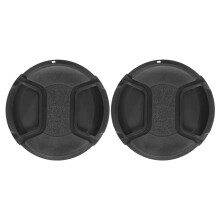 2X Universell 86mm Zentral Pinch Vorderseite Objektivdeckel fuer DSLR Kamera