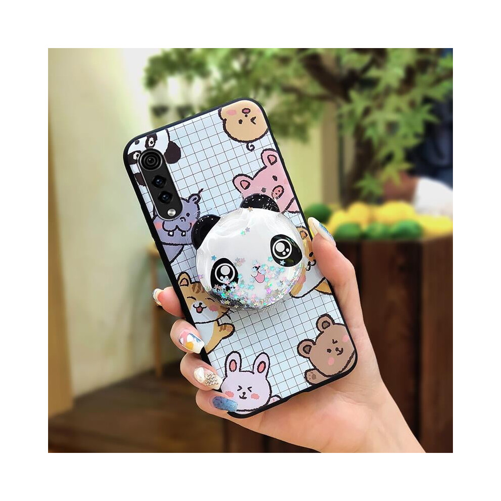 Phone Case For Compatible With Lg Velvet 4G/5G – Waterproof, Dirt-Resistant, Quicksand Tpu, Rotatable Kickstand, Glitter, Silicone Skin 9365509142776