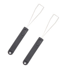 Mechanical Keyboard Keycap Puller and Cleaning Tool Set, Safe Keycap Removal, Dual Brush Kit Black