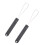 Mechanical Keyboard Keycap Puller and Cleaning Tool Set, Safe Keycap Removal, Dual Brush Kit Black 1