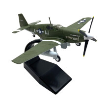 Legering WW2P-51B Mustang gevechtsvliegtuig model 1/72 schaal militair vliegtuig displaymodel met standaard