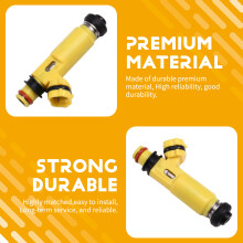 1PCS 450cc for RX8 RX7 13B Miata Yellow Fuel Injectors 195500-4450 Car Accessories