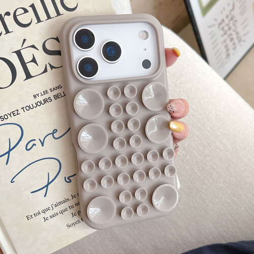 iPhone 17 Pro Max Case: Double-Sided Bubble Pop Silicone Cover with Enhanced Grip & Tactile Fidget Feature – Compatible with iPhone 17 Pro Max