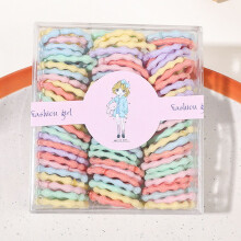 100 gomas elásticas de colores para el cabello, ideales para mujeres y niñas: perfectas para coletas, para hacer ejercicio o cualquier tipo de