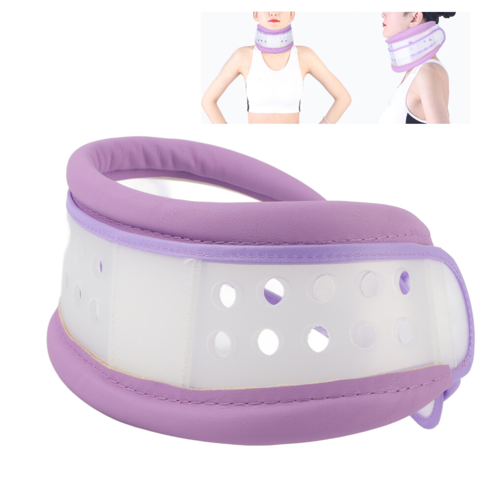 Purple Adjustable Cervical Neck Brace Collar Support For Neck Pain And Stiffness