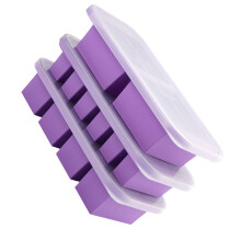 Dishwasher Safe Flexible Chilling Molds With-Purple