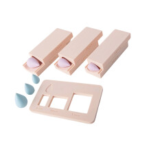 Water Clay Rolling Mold Crafting Tool Plastic Texture Pendant Moulds Suitable for 3 Size Beads Jewelry Making