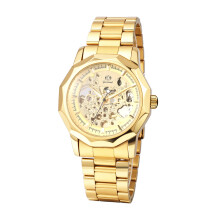 Men's Automatic Rhomboidal Watch with Detachable Stainless Steel Strap & Luminous Hands – Compatible with Business, Office, Formal Occasions