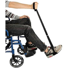 Leg Strap Thigh Lifter, Rigid Leg Lifter for Seniors, Handicap, Wheelchair, Black