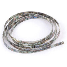 Stück Kunststoff-Gitarrenbinding-Streifen, Perlmutt-Schildpatt-Abalone-Optik, 1650 x 3 x 1,5 mm