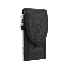 Leather Tactical Phone Belt Pouch with MOLLE Holster, Adjustable Fit for 4.76.7 Inch Phones