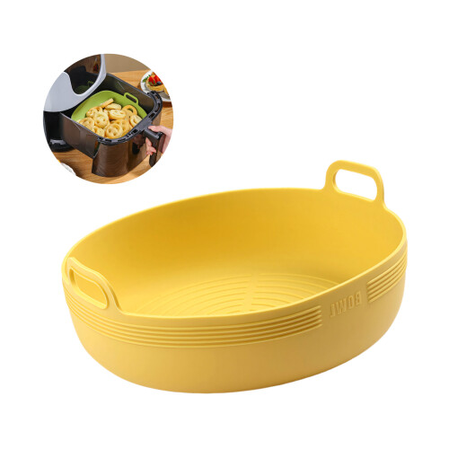 User Friendly Kitchen Tool Safe Baking Pan For Air-Yellow 1