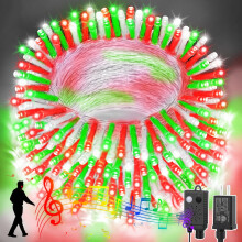 Christmas Mini String Lights 100 LED Purple Orange