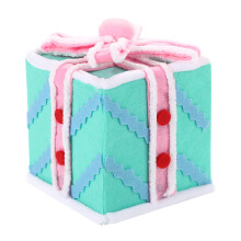 Geschenkbox-Dekoration im Macaron-Farbblock-Design – Festliche Weihnachtsdeko für Baum, Zuhause & Party