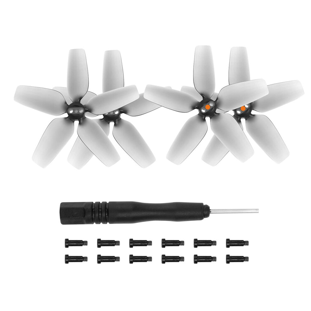 Propellers Lightweight Durable Set Quick Flight Replacement Balanced Thrust Design For Dji Avata Grey 9771547569671