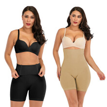 Dames tailletrainer shapewear, corrigerende shorts voor de buik, body shaper, hoge taille, billenlift, dijbeen afslanker