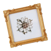 Retro Picture Frame Antique Ornate Photo Frame for-old gold