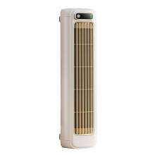 Bladeless Tower Fan, Silent USB Desk Fan, Adjustable Speed, Energy-Efficient, Portable – Beige
