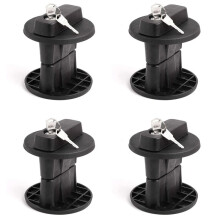 4X Gas Can Mount, Oil Mounting Lock 5Gallon Gas Tank Cans Lock Pack Mount Lock for 10L/2.6 Gallon Fuel Tank