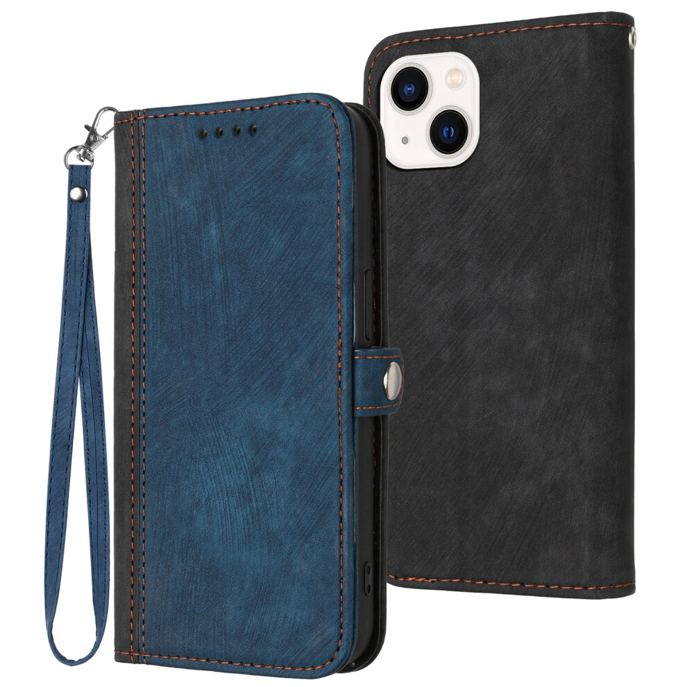 Premium Pu Leather Flip Case For Iphone 14 (6.1"), Drop-Proof, Kickstand, Wrist Strap, Card Holder, Magnetic Wallet Â Compatible With Iphone 14 5G 9479868135819
