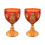 Practical Zinc Alloy Drinking Vessel With Decorative-Golden Red 1