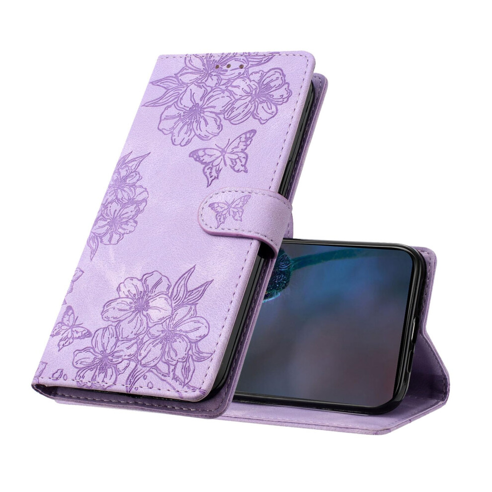 Wallet Case Pu Leather Flip Cover With Card Holder Kickstand Magnetic Closure For Samsung Galaxy A16 5G Purple 9771547568322