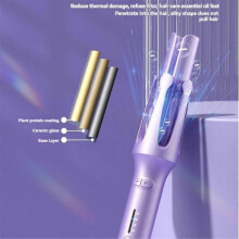Anion Automatic Hair Curler Curling Iron 32mm with Temperature Control Styling Tools Hair Iron US Plug Green