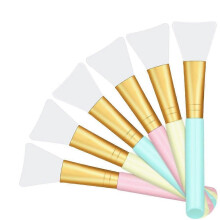 Face Mask Brush,Hairless Silicone Cosmetic Scrapers, Facial Applicator Brushes Cosmetic Brush Mud Mask Brush DIY