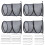 4Pcs Light weight Meshes Plant Guards Portable-Black 1
