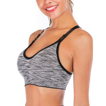 DODOING Naadloze sportbeha's voor dames, geschikt voor yoga, fitness, stretchworkout, tanktop, naadloos vest, sportbeha