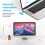 2Pcs USB Mouse Jiggler,Undetectable Automatic Computer Mouse Mover Jiggler, Keeps Computer Awake,Simulate Mouse Movement 4