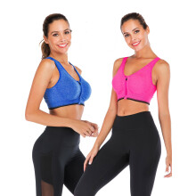 FANNYC1-3Pack Sportbeha voor dames met gekruiste bandjes op de rug, lange pasvorm, medium ondersteuning, geschikt voor yoga en workouts, met