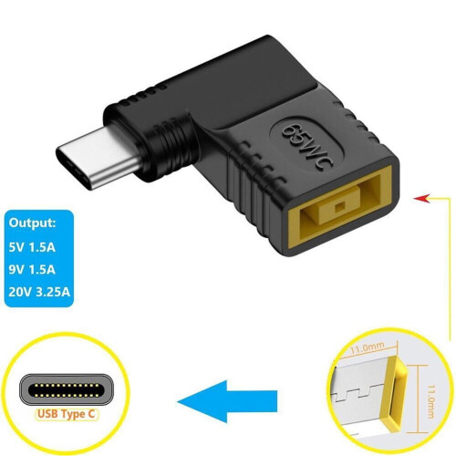 5/10/15X bærbar laderadapter til USB type C PD strømladerkabeladapter