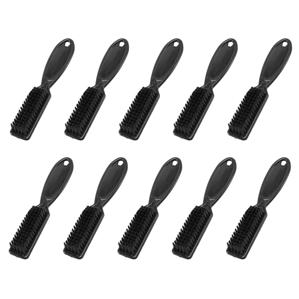 10X Fade Brush Comb Scissors Cleaning Brush Barber Shop Skin Fade Vintage Oil Shape Carving Cleaning Brush 6032587305401