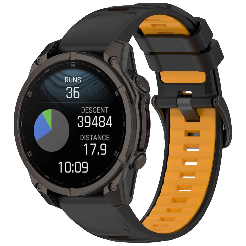 Xihama Compatible With Quatix 8/Forerunner 965/Fenix 7/Instinct E Watch Bands Â 20Mm/22Mm/26Mm Quickfit Silicone 9479868069923