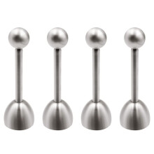 4X Egg Cutters, Egg Slicer Kitchen Egg Opener Tool Egg Cracker Remover Egg Shells Separator for Hard Soft Boiled Eggs