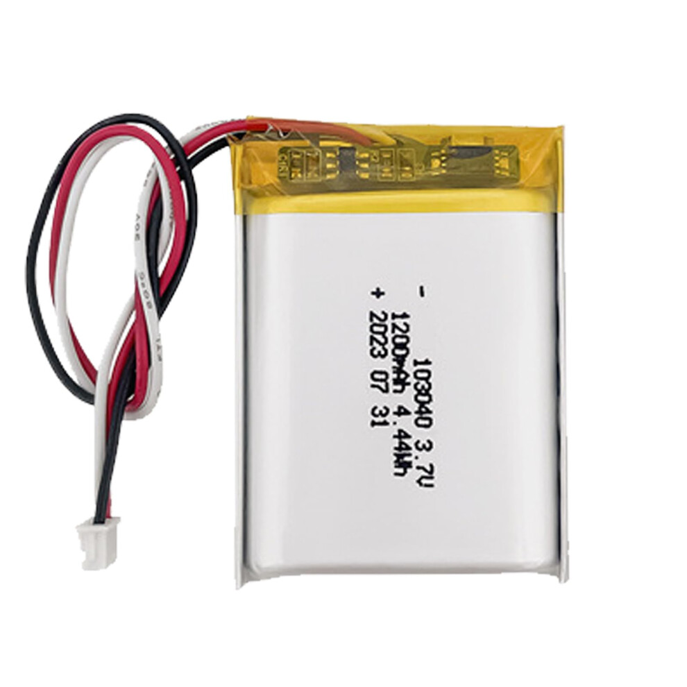 3.7V 1200Mah Lithium Polymer Rechargeable Battery Pack 103040 With Pcm Protection For Drone Toy Car Beauty Device 9092120187212