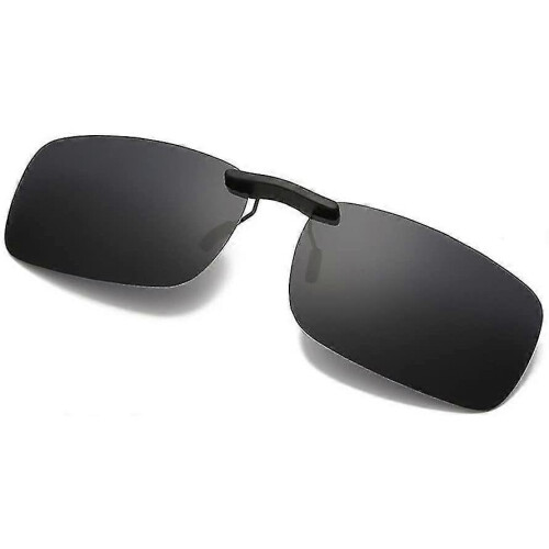 (Grey) Polarized Sunglasses For Spectacle Wearers Oversized Sunglasses With Glasses Case For Men