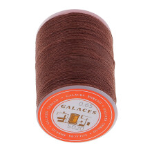 Leather Sewing Waxed Polyester Cord Thread Stitching Craft Dark Coffee