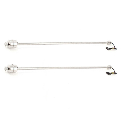 2X 50cm Stainless Steel Water Level Liquid Sensor Vertical Float