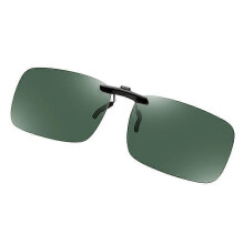 (Green) Polarized Sunglasses For Spectacle Wearers Oversized Sunglasses With Glasses Case For Men